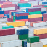 container yard in shanghai
